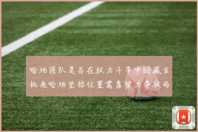 哈珀团队是否在权力斗争中暗藏玄机老哈珀坚称位置需靠努力争取而非索要